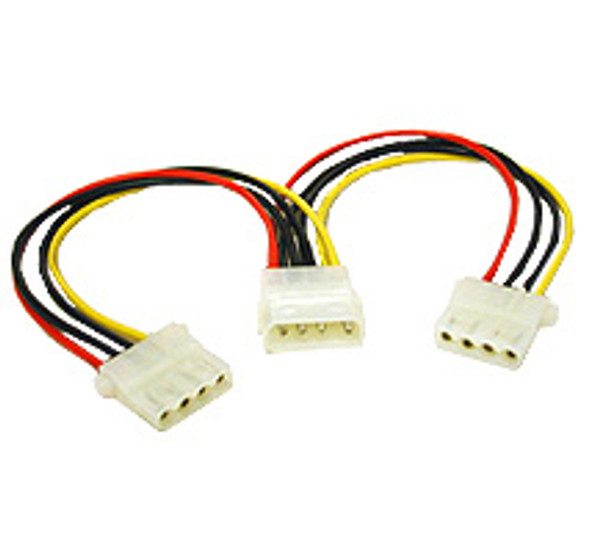C2G Internal Power Y-Cable for 5.25in Connectors 6" Multicolour 0.15 m 03166