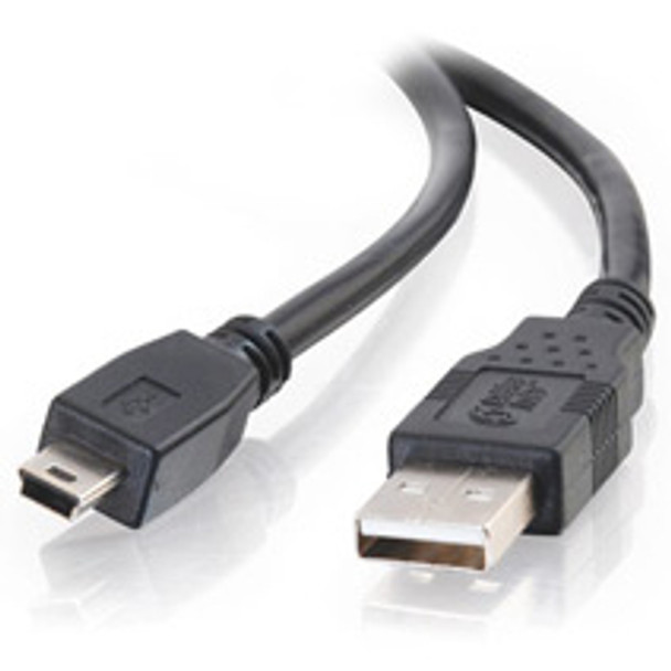 C2G USB 2.0 A/Mini-B Cable 2m USB cable USB A Mini-USB B Black 27005