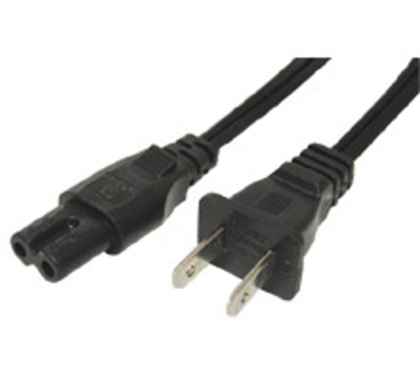 C2G Non-Polarized Power Cord, Black 6Ft 1.83 M 27398