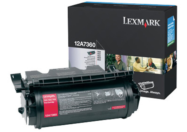 Lexmark 12A7360 toner cartridge 1 pc(s) Original Black 12A7360