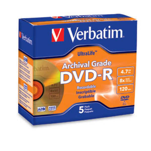 Verbatim Dvd-R 4.7Gb 8X 5 Pc(S) 96320