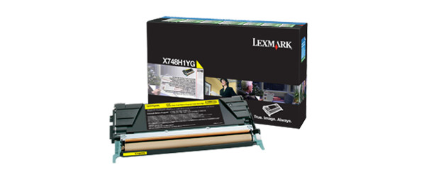 Lexmark X748H1YG toner cartridge 1 pc(s) Original Yellow X748H1YG