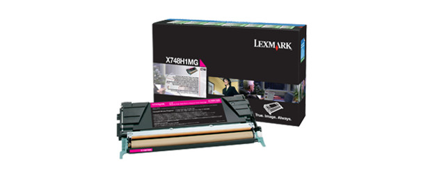 Lexmark X748H1MG toner cartridge 1 pc(s) Original Magenta X748H1MG