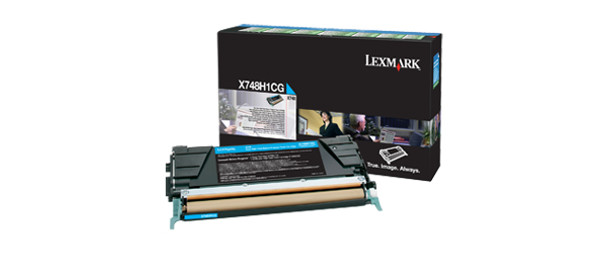 Lexmark X748H1CG toner cartridge 1 pc(s) Original Cyan X748H1CG