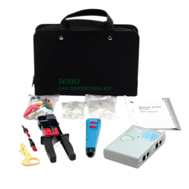 StarTech.com Professional RJ45 Network Installer Tool Kit with Carrying Case CTK400LAN