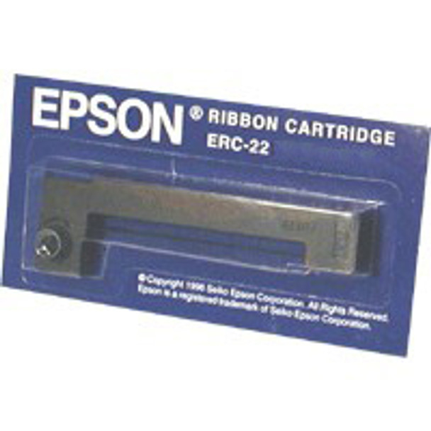 Epson Erc22B Ribbon Cartridge For M-180/190 Series, Longlife, Black Erc-22B