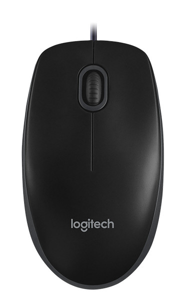 Logitech B100 Mouse Usb Type-A Optical 800 Dpi 910-001439