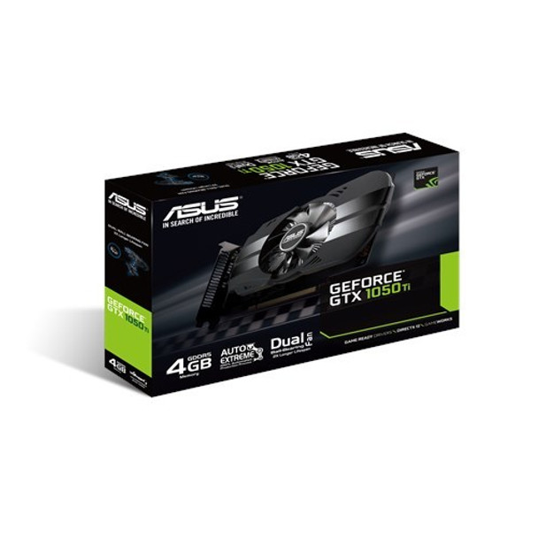 Asus VCX PH-GTX1050TI-4G 4G DR5 128B PCIE HDMI DVID DP GTX 1050 Ti Singel fan