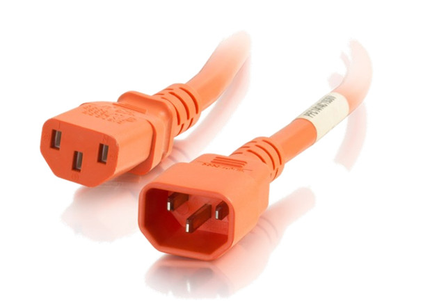 C2G 17488 power cable Orange 0.9 m C14 coupler C13 coupler 17488