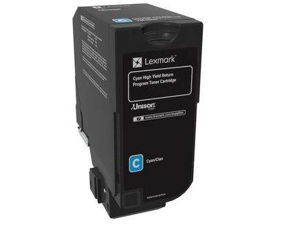 Lexmark 74C1Hc0 Toner Cartridge 1 Pc(S) Original Cyan 74C1Hc0