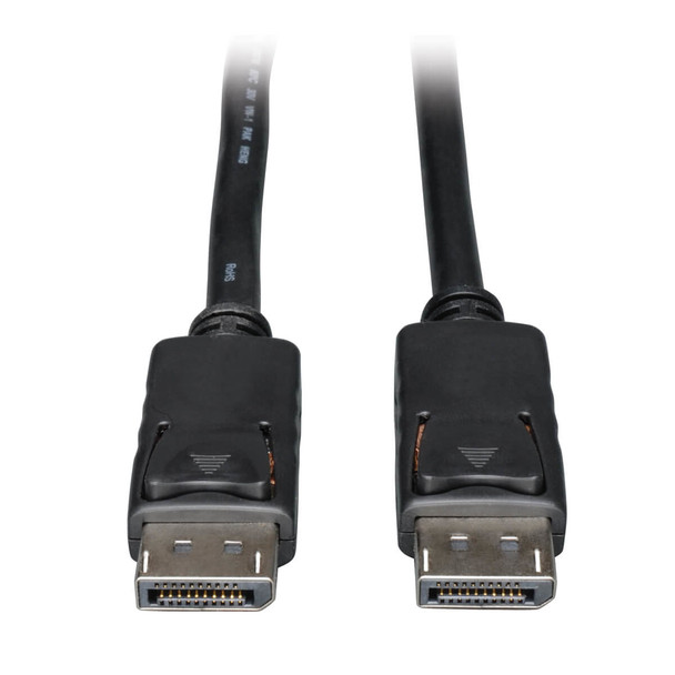 Tripp Lite DisplayPort 1.2 Digital Video and Audio Cable with Latches (M/M), 4K x 2K, 3840 x 2160 - 4.57 m P580-015