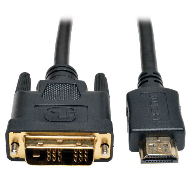 Tripp Lite HDMI to DVI Cable, Digital Monitor Adapter & Video Converter (HDMI to DVI-D M/M), 0.91 m P566-003