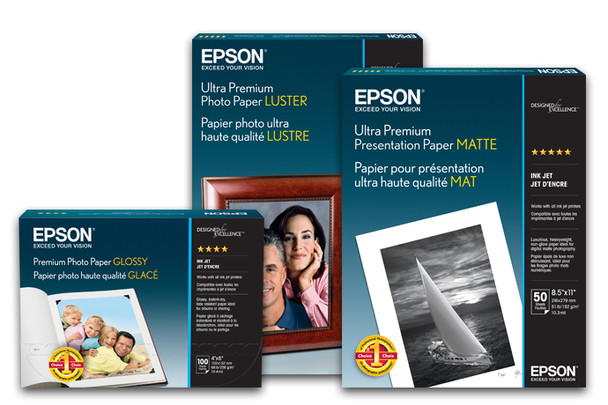 Epson S041913 Printing Paper Letter (215.9X279.4 Mm) Gloss 250 Sheets White S041913