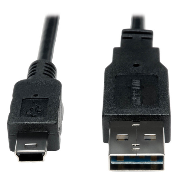 Tripp Lite Universal Reversible USB 2.0 Hi-Speed Cable (Reversible A to 5Pin Mini B M/M), 1.83 m UR030-006