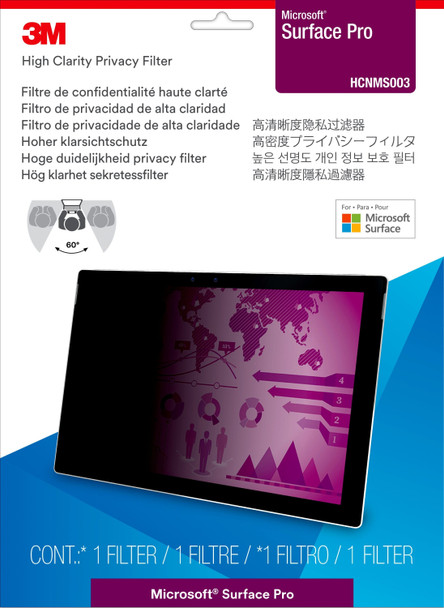 3M High Clarity Privacy Filter for Microsoft® Surface® Laptop 7100143040