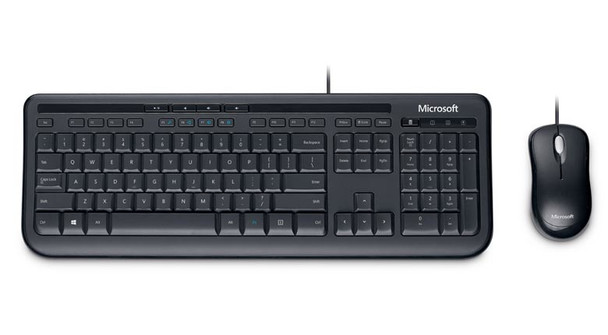 Microsoft Desktop 600 For Business keyboard USB US English Black 3J2-00022 889842106985