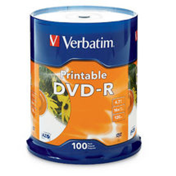 Verbatim DVD-R InkJet 4.7 GB 100 pc(s) 4644261