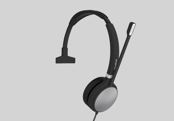Yealink UH36 Mono Headset Head-band 3.5 mm connector USB Type-A Black, Silver 6938818305618 UH36MONO