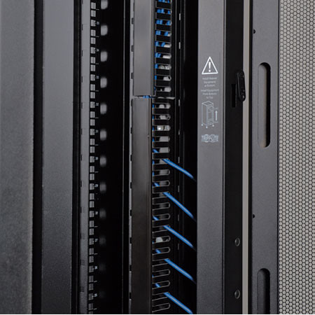 Tripp Lite 42U Rack Enclosure Server Cabinet With Doors & Sides 037332123770 Sr42Ub