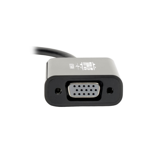 Tripp Lite Keyspan Mini DisplayPort to Active VGA Adapter, Video Converter, DP1.2, (M/F), Black, 6-in. (15.24 cm) 037332210593 P137-06N-VGAV2B