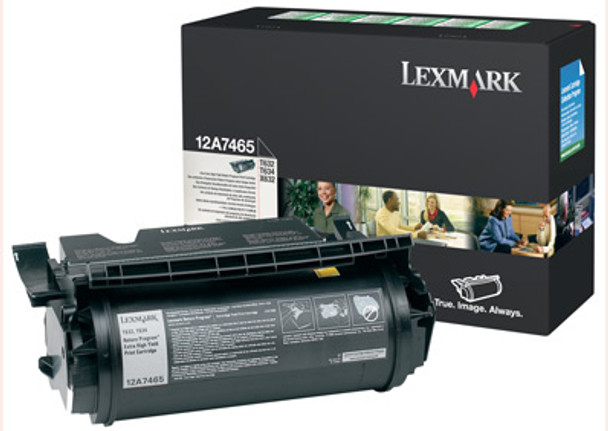 Lexmark T632, T634 Extra High Yield Return Program Print Cartridge (32K) toner cartridge Original Black 734646142793 12A7610