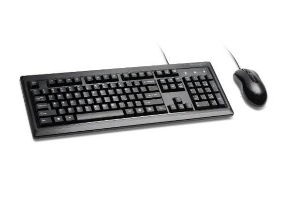 Kensington KM K33997WW K72436AM Optical Wired Keyboard&MC f Life Desktop Set