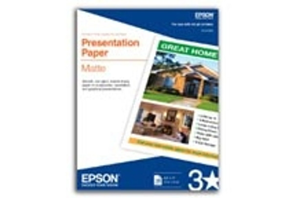 Epson Presentation Paper Matte - 8.5" x 11" - 100 Sheets printing paper 010343812024 S041062