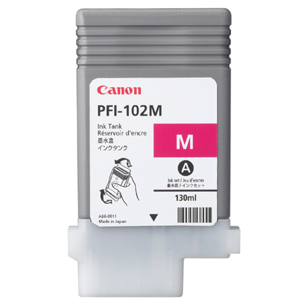 Canon Pfi-102M Ink Cartridge 1 Pc(S) Original Magenta 013803058345 0897B001