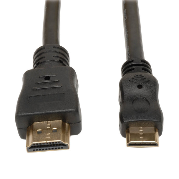 Tripp Lite High-Speed HDMI to Mini-HDMI Cable with Ethernet and Digital Video/Audio (M/M), 1920 x 1080 (1080p), 3.05 m 037332186089 P571-010-MINI