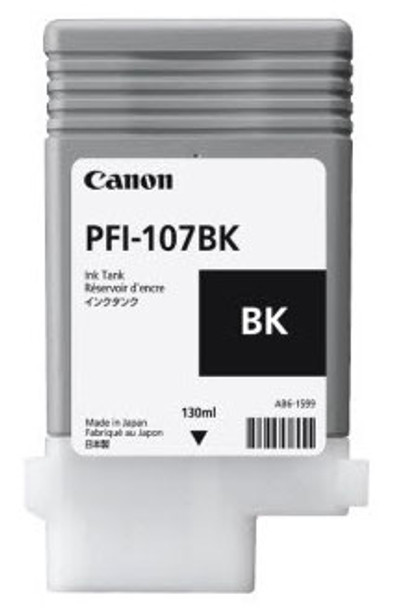Canon Pfi-107Bk Ink Cartridge 1 Pc(S) Original Black 013803155402 6705B001