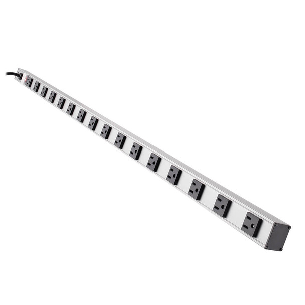 Tripp Lite 16-Outlet Vertical Power Strip, 15-ft. Cord, 5-15P, 48 in. 037332011466 PS4816