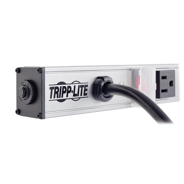 Tripp Lite 16-Outlet Vertical Power Strip, 15-ft. Cord, 5-15P, 48 in. 037332011466 PS4816