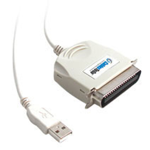 C2G Port Authority Usb Ieee-1284 Parallel Printer Adapter Cable 6Ft Printer Cable 1.83 M 757120168980 16898