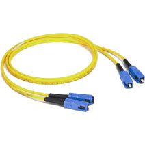 C2G SC/SC Duplex 9/125 Single-Mode Fiber Patch Cable, Yellow 2m fiber optic cable 78.7" (2 m) 757120204558 20455