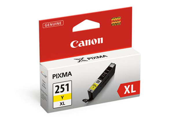 Canon CLI-251Y XL ink cartridge 1 pc(s) Original High (XL) Yield Yellow 013803151534 6451B001