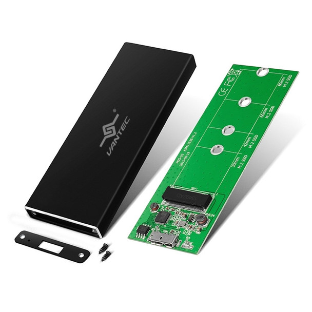 Vantec RD NST-M2STS3-BK NexStar SX M.2 SSD to USB 3.0 Enclosure Black