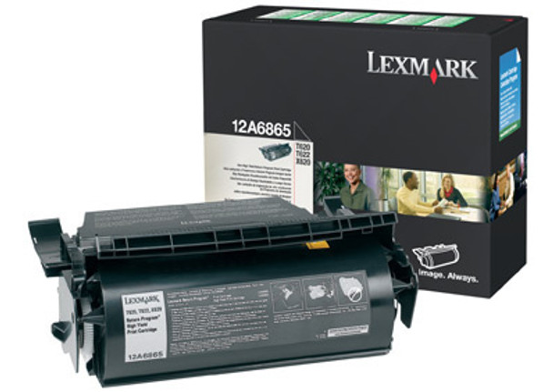 Lexmark 12A6865 toner cartridge 1 pc(s) Original Black 734646205801 12A6865