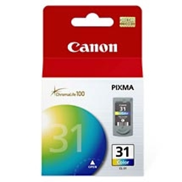 Canon Cl31 Tri-Color Ink Cartridge Original Cyan, Magenta, Yellow 013803078411 1900B002