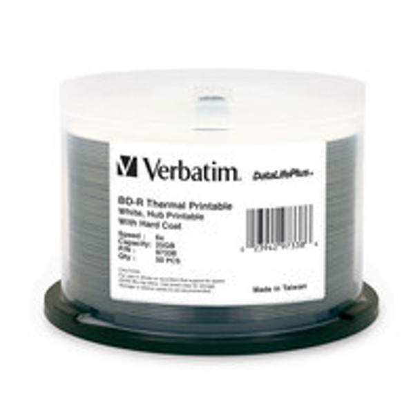 Verbatim 97338 blank Blu-Ray disc BD-R 25 GB 50 pc(s) 023942973386 97338