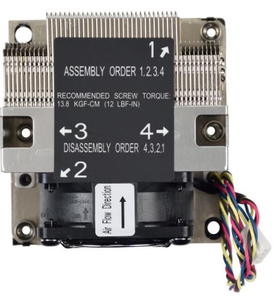 Supermicro Fan SNK-P0068AP4 2U Heatsink Square Brown Box