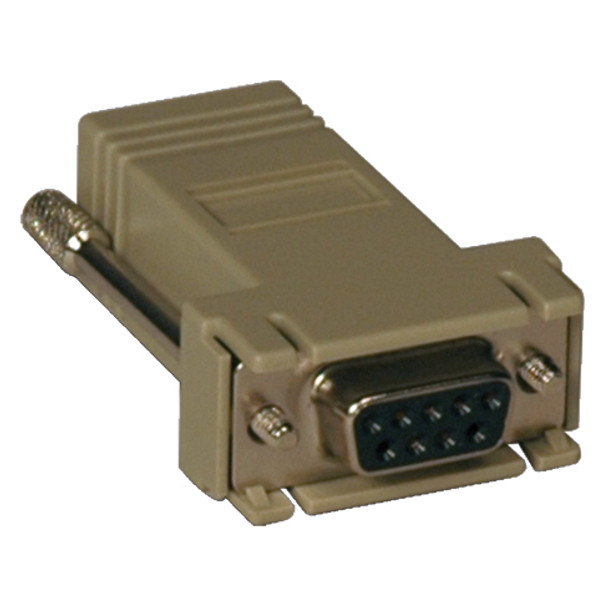 Tripp Lite Modular Serial Adapter Crossover Wiring (DB9 F to RJ45 F) 037332149893 B090-A9F-X