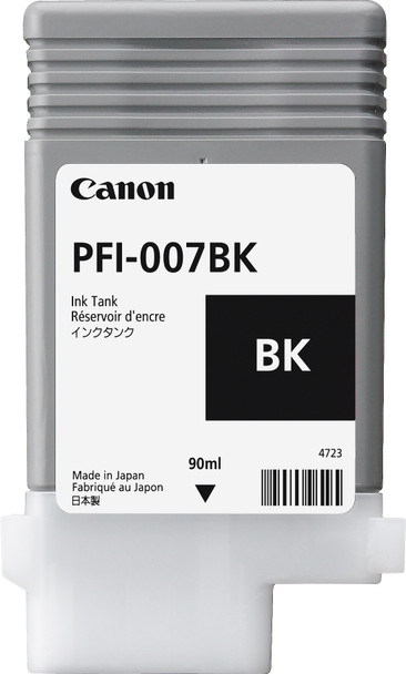 Canon PFI-007BK ink cartridge Original Standard Yield Black 013803288889 2143C001