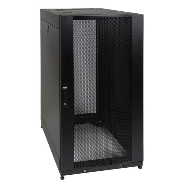 Tripp Lite 25U SmartRack Standard-Depth Server Rack Enclosure Cabinet with doors & side panels 037332123763 SR25UB