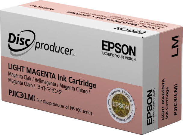 Epson Discproducer Ink Cartridge, Light Magenta (MOQ=10) 4548056917287 C13S020449