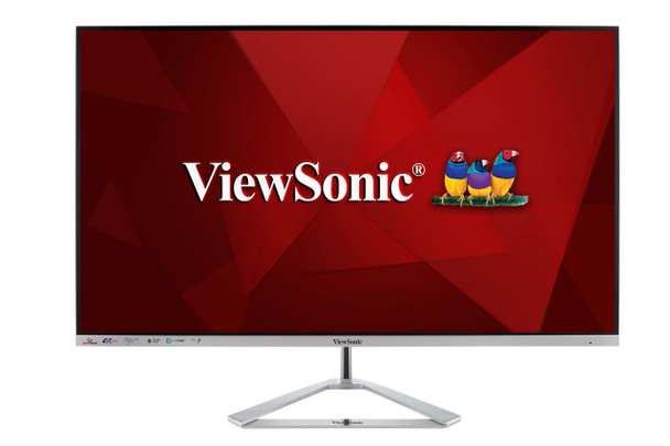 Viewsonic Vx Series Vx3276-4K-Mhd 81.3 Cm (32") 3840 X 2160 Pixels 4K Ultra Hd Led Silver 766907002966 Vx3276-4K-Mhd