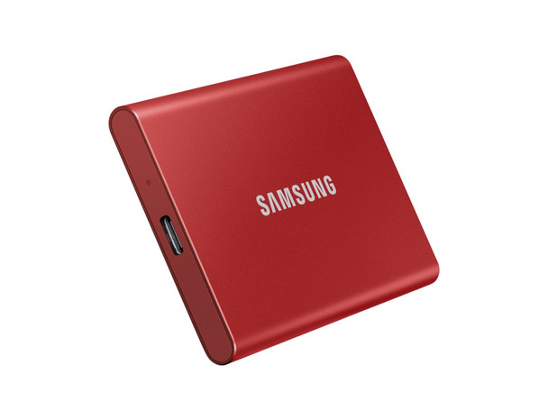 Samsung T7 500 GB Red 887276410715 MU-PC500R/AM