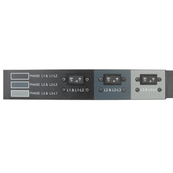 Tripp Lite PDU3MV6L2130 power distribution unit (PDU) 48 AC outlet(s) 0U Black 037332163875 PDU3MV6L2130