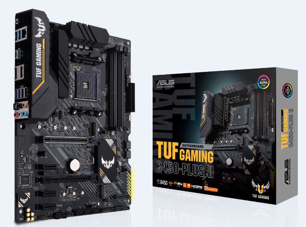 ASUS TUF GAMING B450-PLUS II motherboard AMD B450 Socket AM4 ATX 192876957493 TUF GAMING B450-PLUS II