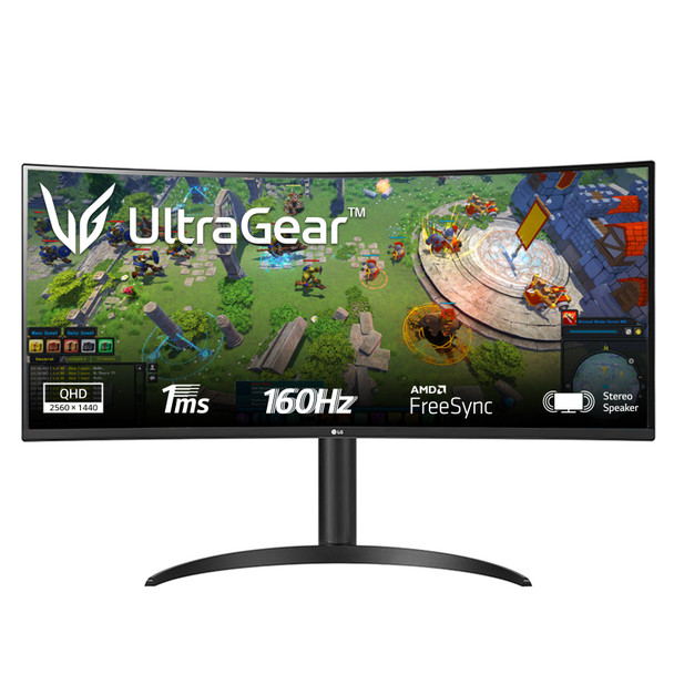 LG 34WP65C-B computer monitor 86.4 cm (34") 3440 x 1440 pixels UltraWide Quad HD Black 195174007686 34WP65C-B