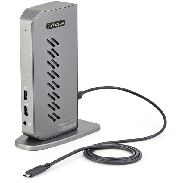 StarTech.com USB-C USB-A Dock - Hybrid Universal USB 3.0 Docking Station for USB-C or USB-A Laptop - Dual Monitor 4K 60Hz HDMI/DisplayPort - 6x USB-A, GbE - USB 3.1/3.2 Gen 1 - Windows/Mac 065030891349 DK30A2DHU